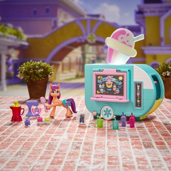Hasbro My Little Pony Sunny Starscout Smoothie Truck, Spielfahrzeug 11 Hasbro My Little Pony Sunny Starscout Smoothie Truck, Spielfahrzeug – Bild 11