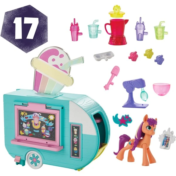 Hasbro My Little Pony Sunny Starscout Smoothie Truck, Spielfahrzeug 5 Hasbro My Little Pony Sunny Starscout Smoothie Truck, Spielfahrzeug – Bild 5
