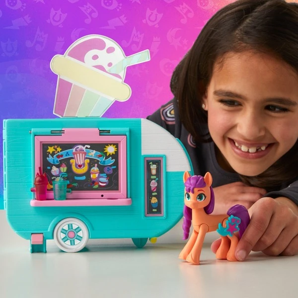 Hasbro My Little Pony Sunny Starscout Smoothie Truck, Spielfahrzeug 6 Hasbro My Little Pony Sunny Starscout Smoothie Truck, Spielfahrzeug – Bild 6