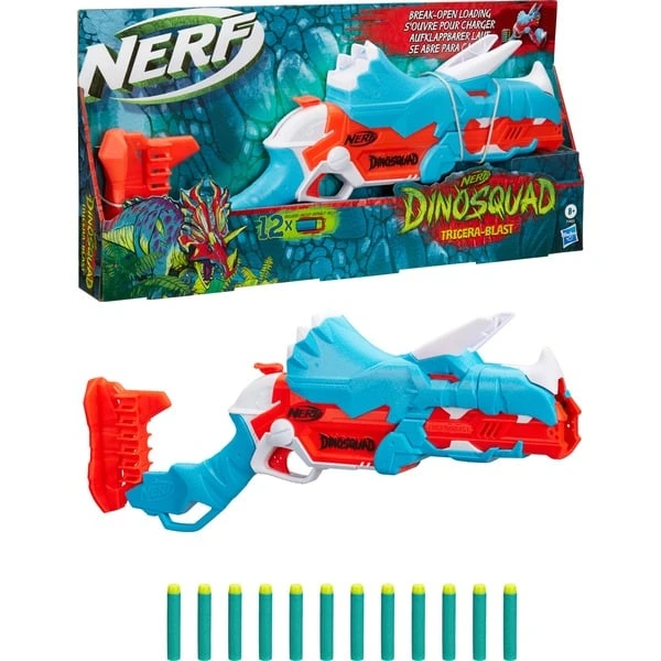 Hasbro Nerf DinoSquad Tricera-Blast, Nerf Gun 2 Hasbro Nerf DinoSquad Tricera-Blast, Nerf Gun – Bild 2
