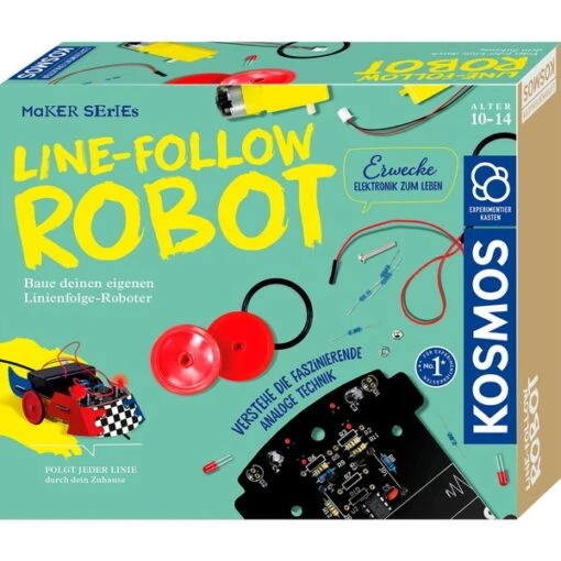 KOSMOS Line-Follow Robot, Experimentierkasten -Ravensburger Verkäufe KOSMOS Line Follow Robot Experimentierkasten@@1877990