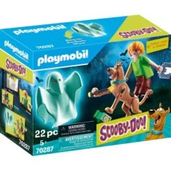 PLAYMOBIL 70287 SCOOBY-DOO! Scooby & Shaggy Mit Geist, Konstruktionsspielzeug