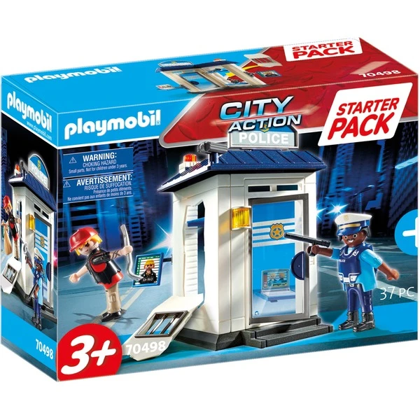 PLAYMOBIL 70498 City Action Starter Pack Polizei, Konstruktionsspielzeug 1 PLAYMOBIL 70498 City Action Starter Pack Polizei, Konstruktionsspielzeug