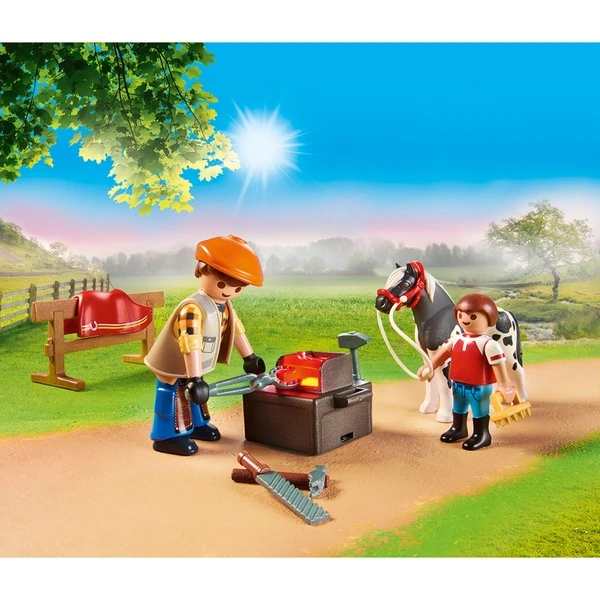 PLAYMOBIL 70518 Country Mobiler Hufschmied, Konstruktionsspielzeug 3 PLAYMOBIL 70518 Country Mobiler Hufschmied, Konstruktionsspielzeug – Bild 3