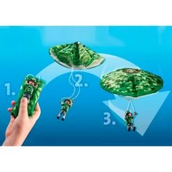 PLAYMOBIL 70569 City Action - Polizei-Hubschrauber: Fallschirm-Verfolgung, Konstruktionsspielzeug -Ravensburger Verkäufe PLAYMOBIL 70569 City Action Polizei Hubschrauber Fallschirm Verfolgung Konstruktionsspielzeug@@1888907 4