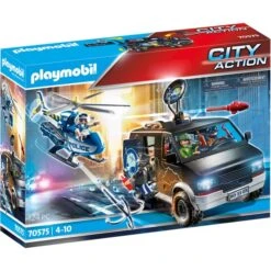 PLAYMOBIL 70575 City Action Polizei-Helikopter: Verfolgung Des Fluchtfahrzeugs, Konstruktionsspielzeug