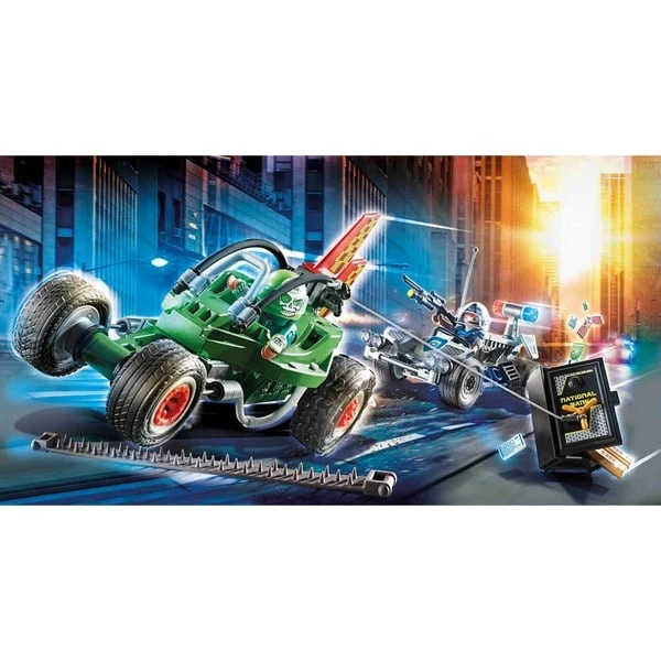 PLAYMOBIL 70577 City Action Polizei-Kart: Verfolgung Des Tresorräubers, Konstruktionsspielzeug – Bild 2
