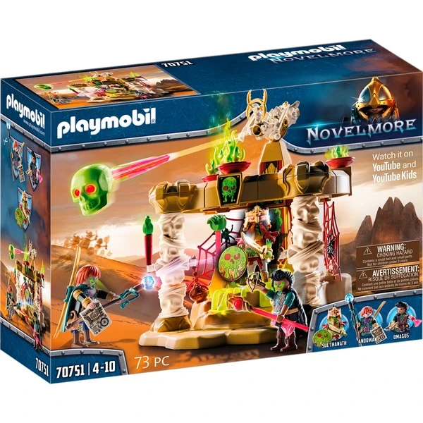PLAYMOBIL 70751 Novelmore Sal'ahari Sands - Tempel Der Skelettarmee, Konstruktionsspielzeug