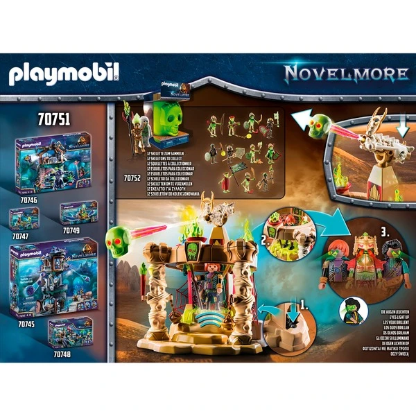 PLAYMOBIL 70751 Novelmore Sal'ahari Sands - Tempel Der Skelettarmee, Konstruktionsspielzeug – Bild 3
