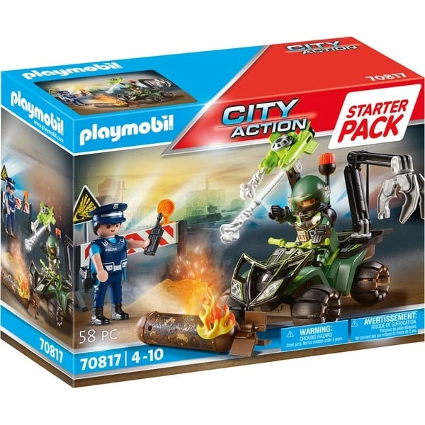 PLAYMOBIL 70817 City Action Starter Pack Polizei: Gefahrentraining, Konstruktionsspielzeug 1 PLAYMOBIL 70817 City Action Starter Pack Polizei: Gefahrentraining, Konstruktionsspielzeug