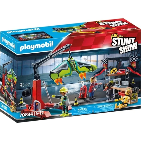PLAYMOBIL 70834 Air Stuntshow Servicestation, Konstruktionsspielzeug 1 PLAYMOBIL 70834 Air Stuntshow Servicestation, Konstruktionsspielzeug