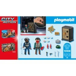 PLAYMOBIL 70908 City Action Starter Pack Tresorknacker, Konstruktionsspielzeug -Ravensburger Verkäufe PLAYMOBIL 70908 City Action Starter Pack Tresorknacker Konstruktionsspielzeug@@1802529 4