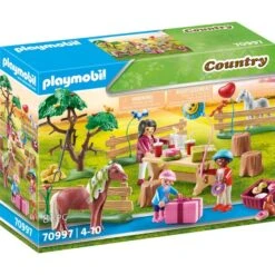 PLAYMOBIL 70997 Country Kindergeburtstag Auf Dem Ponyhof, Konstruktionsspielzeug