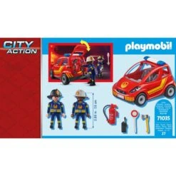 PLAYMOBIL 71035 City Action Feuerwehr Kleinwagen, Konstruktionsspielzeug -Ravensburger Verkäufe PLAYMOBIL 71035 City Action Feuerwehr Kleinwagen Konstruktionsspielzeug@@1858233 4
