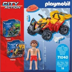 PLAYMOBIL 71040 Rettungsschwimmer-Quad, Konstruktionsspielzeug -Ravensburger Verkäufe PLAYMOBIL 71040 Rettungsschwimmer Quad Konstruktionsspielzeug@@1888888 3