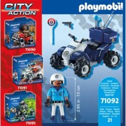 PLAYMOBIL 71092 City Action Polizei-Speed Quad, Konstruktionsspielzeug 9 PLAYMOBIL 71092 City Action Polizei-Speed Quad, Konstruktionsspielzeug -Ravensburger Verkäufe PLAYMOBIL 71092 City Action Polizei Speed Quad Konstruktionsspielzeug@@1810069 4