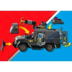 PLAYMOBIL 71144 City Action SWAT-Geländefahrzeug, Konstruktionsspielzeug -Ravensburger Verkäufe PLAYMOBIL 71144 City Action SWAT Gel ndefahrzeug Konstruktionsspielzeug@@1888956 7