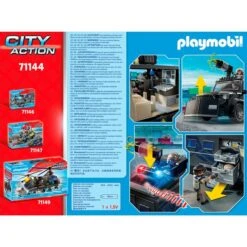 PLAYMOBIL 71144 City Action SWAT-Geländefahrzeug, Konstruktionsspielzeug -Ravensburger Verkäufe PLAYMOBIL 71144 City Action SWAT Gel ndefahrzeug Konstruktionsspielzeug@@1888956 8
