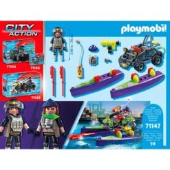 PLAYMOBIL 71147 City Action SWAT-Multi-Terrain-Quad, Konstruktionsspielzeug -Ravensburger Verkäufe PLAYMOBIL 71147 City Action SWAT Multi Terrain Quad Konstruktionsspielzeug@@1888946 7