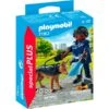 PLAYMOBIL 71162 SpecialPlus Polizist Mit Spürhund, Konstruktionsspielzeug