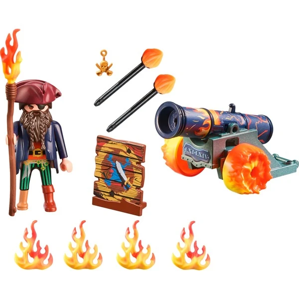 PLAYMOBIL 71189 Pirat Mit Kanone, Konstruktionsspielzeug 2 PLAYMOBIL 71189 Pirat Mit Kanone, Konstruktionsspielzeug – Bild 2