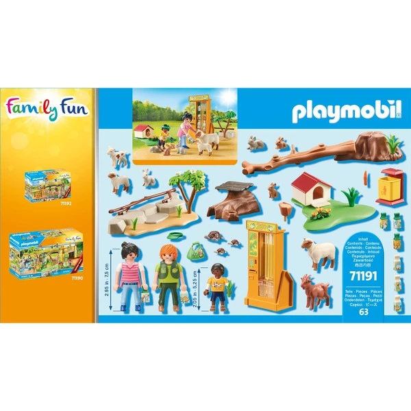 PLAYMOBIL 71191 Family Fun Streichelzoo, Konstruktionsspielzeug 5 PLAYMOBIL 71191 Family Fun Streichelzoo, Konstruktionsspielzeug – Bild 5