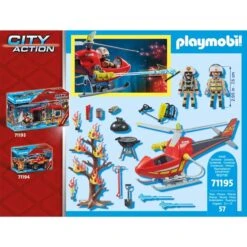 PLAYMOBIL 71195 City Action Feuerwehr-Hubschrauber, Konstruktionsspielzeug -Ravensburger Verkäufe PLAYMOBIL 71195 City Action Feuerwehr Hubschrauber Konstruktionsspielzeug@@1849630 5