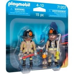 PLAYMOBIL 71207 DuoPack Feuerwehrmänner, Konstruktionsspielzeug