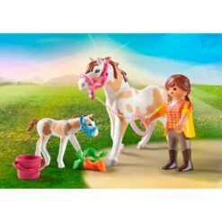 PLAYMOBIL 71243 Pferd Mit Fohlen, Konstruktionsspielzeug -Ravensburger Verkäufe PLAYMOBIL 71243 Pferd mit Fohlen Konstruktionsspielzeug@@1888976 2