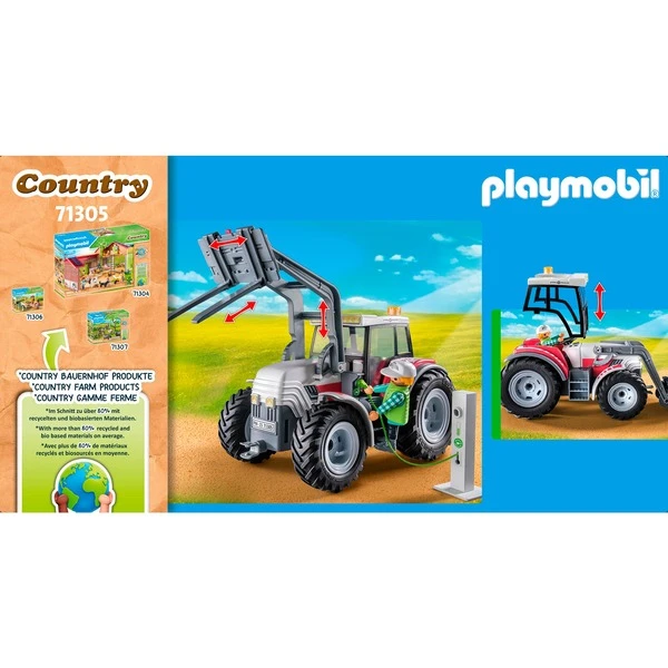 PLAYMOBIL 71305 Country Großer Traktor, Konstruktionsspielzeug 6 PLAYMOBIL 71305 Country Großer Traktor, Konstruktionsspielzeug – Bild 6