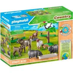 PLAYMOBIL 71307 Country Bauernhoftiere, Konstruktionsspielzeug