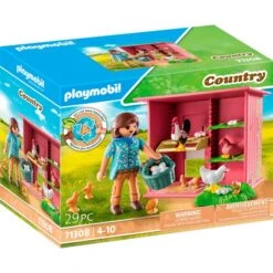 PLAYMOBIL 71308 Hühner Mit Küken, Konstruktionsspielzeug