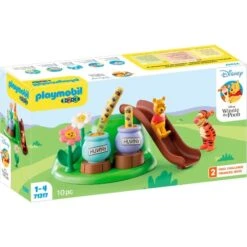 PLAYMOBIL 71317 1.2.3 & Disney: Winnies & Tiggers Bienengarten, Konstruktionsspielzeug