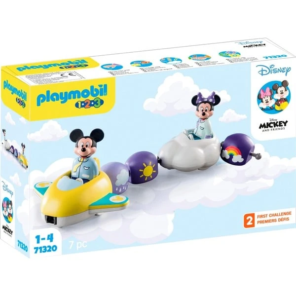 PLAYMOBIL 71320 1.2.3 & Disney: Mickys & Minnies Wolkenzug, Konstruktionsspielzeug 1 PLAYMOBIL 71320 1.2.3 & Disney: Mickys & Minnies Wolkenzug, Konstruktionsspielzeug