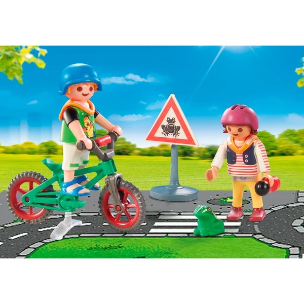 PLAYMOBIL 71332 City Life Fahrradparcours, Konstruktionsspielzeug 4 PLAYMOBIL 71332 City Life Fahrradparcours, Konstruktionsspielzeug – Bild 4