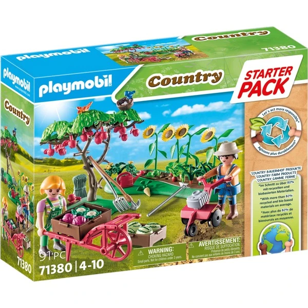 PLAYMOBIL 71380 Country Starter Pack Bauernhof Gemüsegarten, Konstruktionsspielzeug 1 PLAYMOBIL 71380 Country Starter Pack Bauernhof Gemüsegarten, Konstruktionsspielzeug
