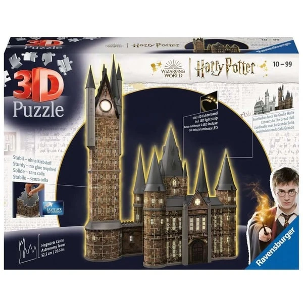 Ravensburger 3D Puzzle Harry Potter Hogwarts Schloss - Astronomieturm Night Edition 1 Ravensburger 3D Puzzle Harry Potter Hogwarts Schloss - Astronomieturm Night Edition