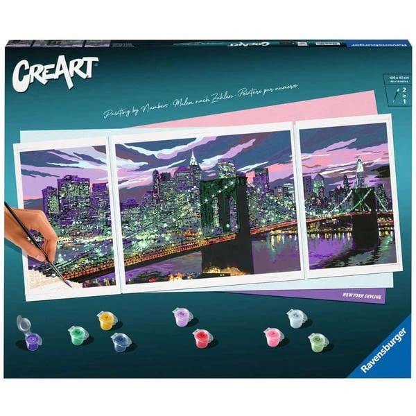 Ravensburger Malen Nach Zahlen - Creart New York Skyline 1 Ravensburger Malen Nach Zahlen - Creart New York Skyline