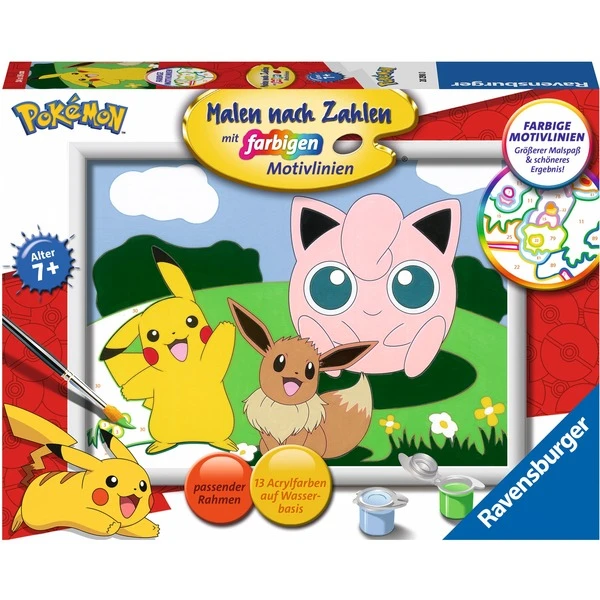 Ravensburger Malen Nach Zahlen - Pokémon Abenteuer 2 Ravensburger Malen Nach Zahlen - Pokémon Abenteuer – Bild 2