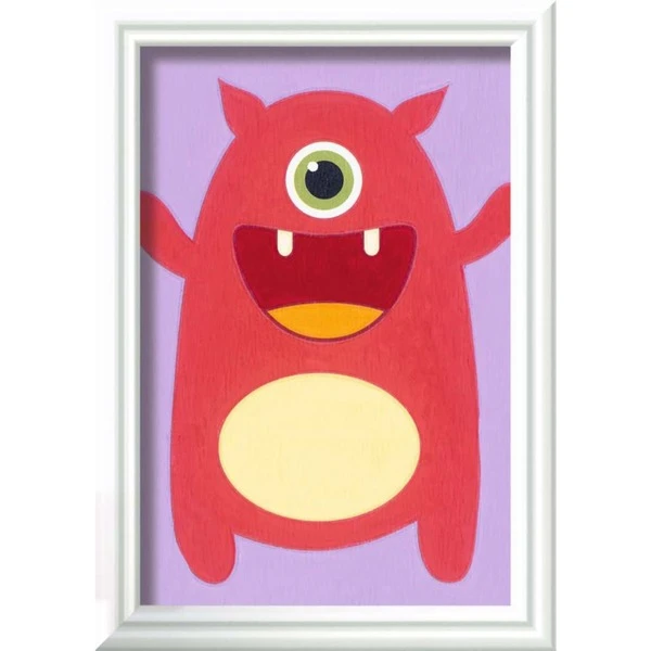 Ravensburger Malen Nach Zahlen - Rotes Monster 2 Ravensburger Malen Nach Zahlen - Rotes Monster – Bild 2