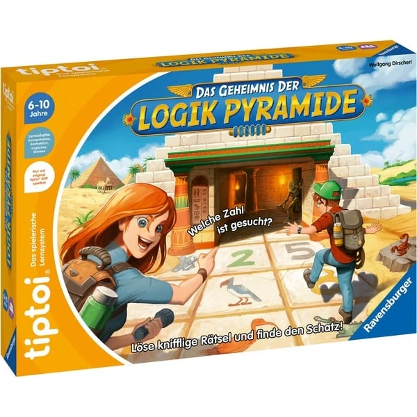 Ravensburger Tiptoi Das Geheimnis Der Logik-Pyramide, Brettspiel 1 Ravensburger Tiptoi Das Geheimnis Der Logik-Pyramide, Brettspiel