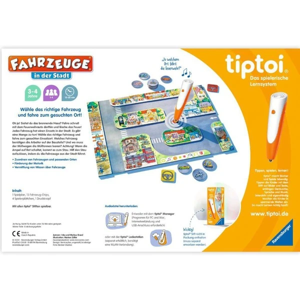 Ravensburger Tiptoi Fahrzeuge In Der Stadt, Brettspiel 3 Ravensburger Tiptoi Fahrzeuge In Der Stadt, Brettspiel – Bild 3