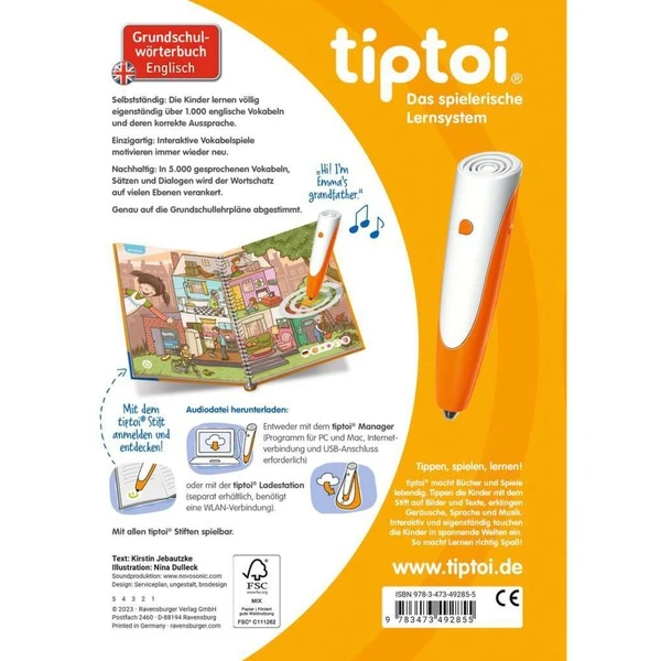 Ravensburger Tiptoi Grundschulwörterbuch Englisch, Lernbuch 2 Ravensburger Tiptoi Grundschulwörterbuch Englisch, Lernbuch – Bild 2