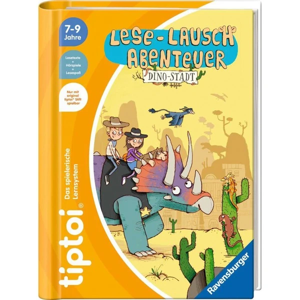 Ravensburger Tiptoi Lese-Lausch-Abenteuer: Dino-Stadt, Lernbuch 1 Ravensburger Tiptoi Lese-Lausch-Abenteuer: Dino-Stadt, Lernbuch