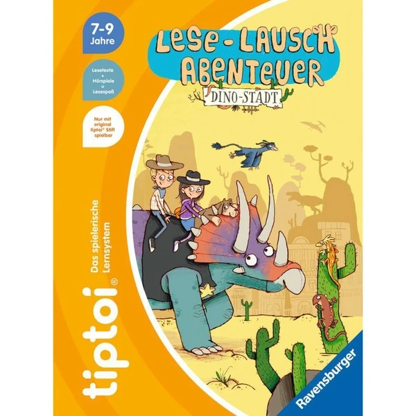 Ravensburger Tiptoi Lese-Lausch-Abenteuer: Dino-Stadt, Lernbuch 2 Ravensburger Tiptoi Lese-Lausch-Abenteuer: Dino-Stadt, Lernbuch – Bild 2