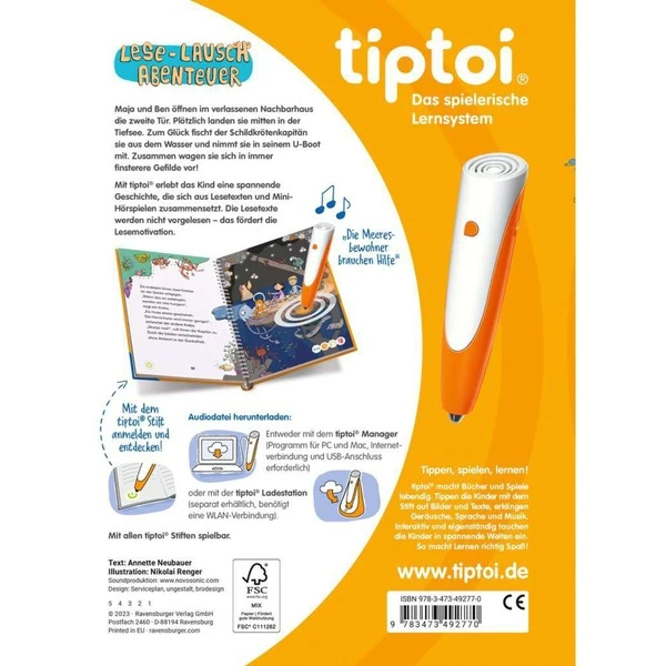 Ravensburger Tiptoi Lese-Lausch-Abenteuer: Tiefsee, Lernbuch 3 Ravensburger Tiptoi Lese-Lausch-Abenteuer: Tiefsee, Lernbuch – Bild 3