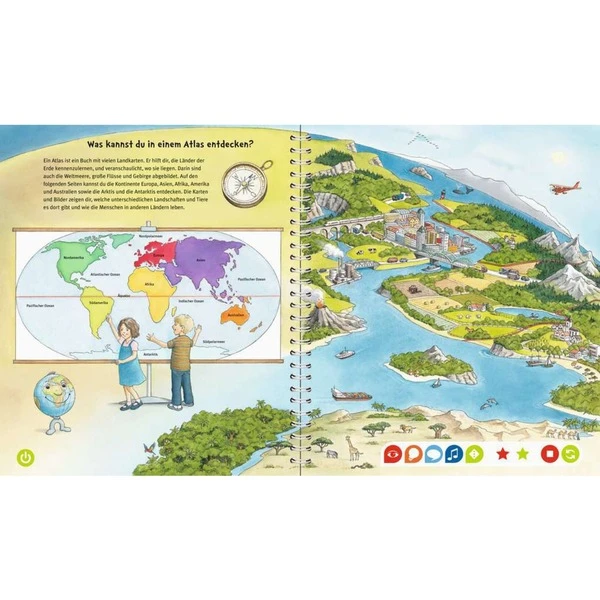 Ravensburger Tiptoi Mein Großer Weltatlas, Lernbuch 2 Ravensburger Tiptoi Mein Großer Weltatlas, Lernbuch – Bild 2