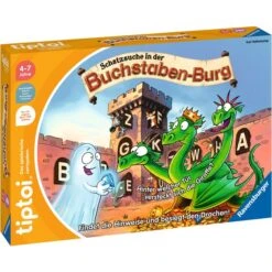 Ravensburger Tiptoi Schatzsuche In Der Buchstabenburg, Brettspiel
