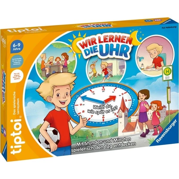 Ravensburger Tiptoi Wir Lernen Die Uhr, Brettspiel 1 Ravensburger Tiptoi Wir Lernen Die Uhr, Brettspiel