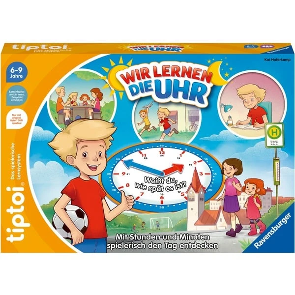 Ravensburger Tiptoi Wir Lernen Die Uhr, Brettspiel 2 Ravensburger Tiptoi Wir Lernen Die Uhr, Brettspiel – Bild 2